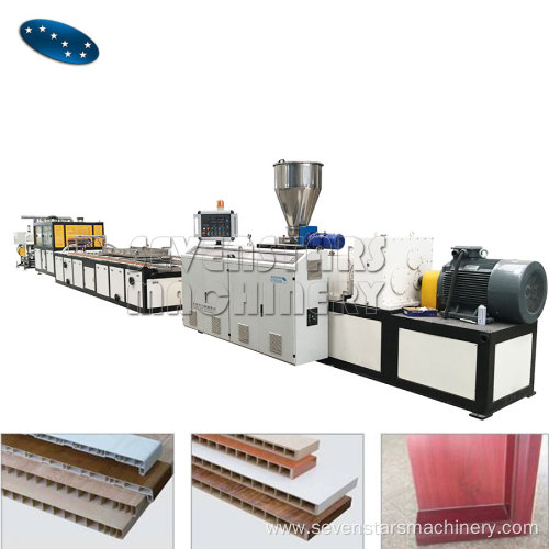 wpc door making machine PVC WPC door board production line Supplier